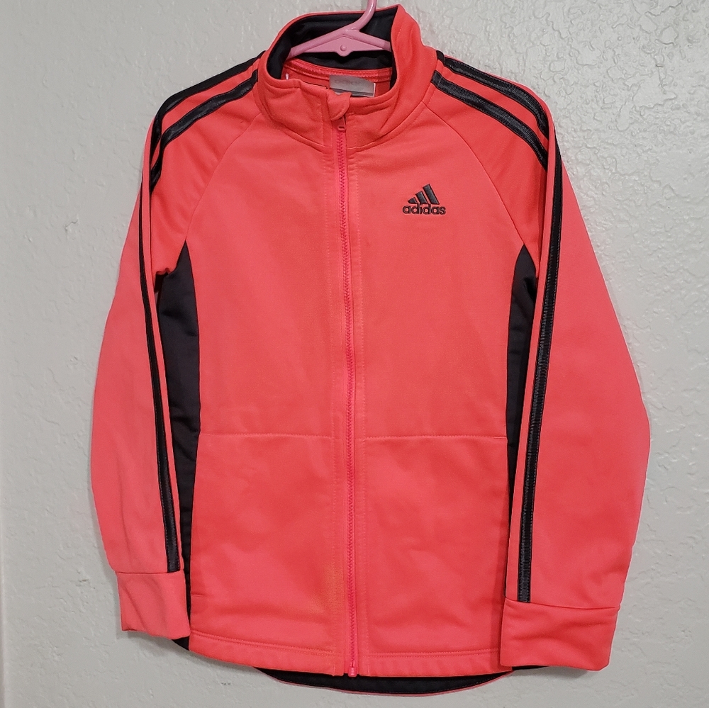 Adidas Coral Zip Up Jacket Size 6